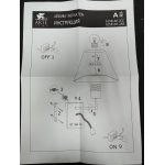 Подвесной бетонный светильник Arte Lamp A4324SP-1GY BENDER