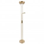 Торшер диммируемый металлический Arte Lamp A4329PN-2PB DUETTO