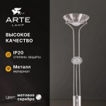 Торшер диммируемый металлический Arte Lamp A4329PN-2SS DUETTO хром