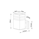Уличный светильник Arte Lamp A4413AL-1BK HEATHER