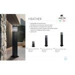 Уличный светильник Arte Lamp A4416PA-1BK HEATHER