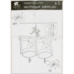 Светильник поворотный 2*G9 Arte lamp A4507PL-2CC FACCIA