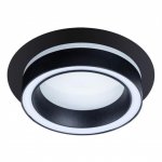 Светильник точечный встраиваемый со сменной лампой Arte Lamp A4513PL-1BK ATIK