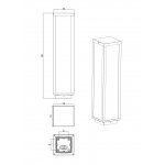 Ландшафтные светильники Arte Lamp A4569FN-1BK BELFAST