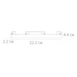 Светильник трековый магнитный Arte Lamp A4634PL-1BK LINEA