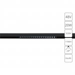 Светильник трековый магнитный Arte Lamp A4645PL-1BK LINEA