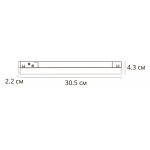 Светильник потолочный Arte lamp A4672PL-1BK LINEA