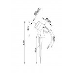 Уличный светильник Arte Lamp A4710IN-1BK ELSIE