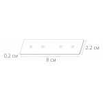 КОННЕКТОР ПРЯМОЙ ДЛЯ ШИНОПРОВОДА (ТРЕКА) Arte Lamp A480506 LINEA-ACCESSORIES