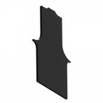 Внутренняя заглушка для шинопровода для натяжного потолка Arte Lamp LINEA-ACCESSORIES A485206E (в комплекте 2шт.)