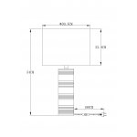 Светильники настольные интерьерные Arte Lamp A5057LT-1AB MAIA