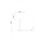 Светильники настольные интерьерные Arte Lamp A5066LT-1BK ROBERT