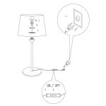 Декоративные настольные лампы Arte Lamp A5068LT-1BK ALEA