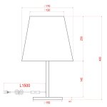 Декоративные настольные лампы Arte Lamp A5068LT-1BK ALEA