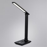 Настольная лампа черная кожа Arte Lamp A5123LT-1BK