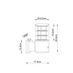 Уличный светильник Arte Lamp A5316AL-1BK TOKYO