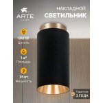 Точечный накладной светильник Arte Lamp A5361PL-1BK CONE