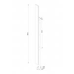 Уличный светильник Arte Lamp A5424AL-1BK TEJAT