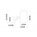 Бра Arte Lamp A5454AP-1PB CASSEL