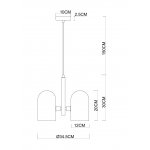 Подвес Arte Lamp A5454SP-3PB CASSEL