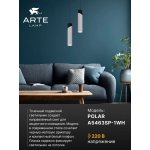 Точечные подвесные светильники Arte Lamp A5463SP-1WH POLAR