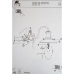 Светильник настенный бра Arte lamp A5518AP-1WH Fisherman