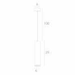 Светильник подвесной Arte lamp A5600SP-1WH LIRA