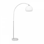 Изогнутый торшер Arte lamp A5823PN-1SS PAOLO