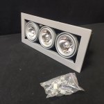 Светильник встраиваемый на 3 лампы Arte lamp A5930PL-3SI Technika 