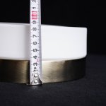 Светильник для ванной круглый 230мм 2*Е27 Arte Lamp A6047PL-2AB  AQUA-TABLET бронза IP44