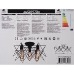Люстра лофт Arte Lamp A6048PL-5BK черная TELA