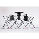 Люстра лофт Arte Lamp A6048PL-5BK черная TELA