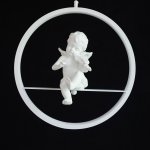 Светильник подвесной ангел Arte Lamp A6065SP-1WH PARADISE