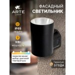 Фасадный светильник Arte Lamp A6109AL-1BK ALCYONE