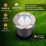 Тротуарные светильники Arte Lamp A6205IN-1SS PIAZZA