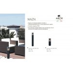 Ландшафтный светильник Arte lamp A6218FN-1BK WAZN
