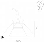 Светильник потолочный Arte lamp A6668PL-1WH GRUS