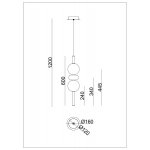 Светильник подвесной Arte Lamp A6835SP-12SM VASSOIO