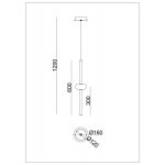 Светильник подвесной Arte Lamp A6838SP-12CL RIGLA