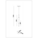Светильник подвесной Arte Lamp A6840SP-12CL RIGLA