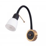 Светильник настенный бра Arte lamp A7009AP-1BK LETTURA