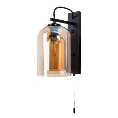 

Светильник настенный Arte Lamp A7015AP-1BK PAIO, A7015AP-1BK