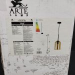Светильник подвесной Arte Lamp A7015SP-1BK PAIO