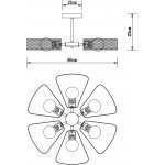 Люстра потолочная Arte Lamp A7044PL-6BK MAASYM