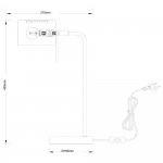 СВЕТИЛЬНИК НАСТОЛЬНЫЙ Arte Lamp A7051LT-1WH SEBASTIAN