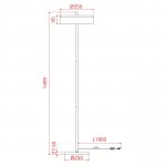 Торшер напольный Arte Lamp A7052PN-2BK SKAT