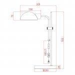 СВЕТИЛЬНИК НАСТОЛЬНЫЙ Arte Lamp A7055LT-1BK ZETTA