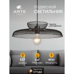 Светильник подвесной Arte Lamp A7066SP-1BK CASTELLO