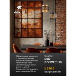 Светильник подвесной Arte Lamp A7069SP-1BK GRID