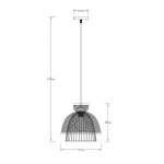 Светильник подвесной Arte Lamp A7070SP-1BK WOODSTOCK